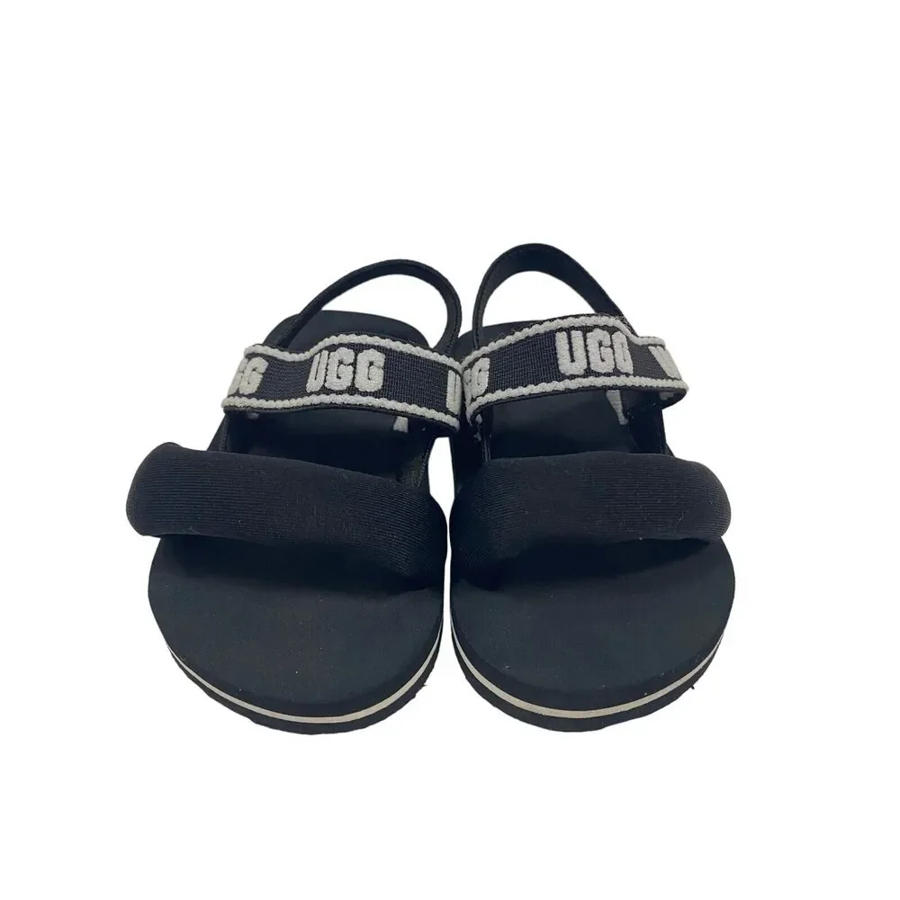 Baby black and white Ugg Zuma sling shoe, new without box